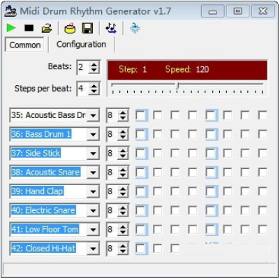 Midi Drum Rhythm Generator