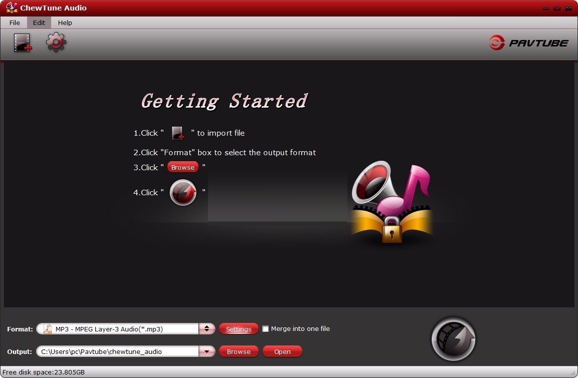 Pavtube ChewTune Audio