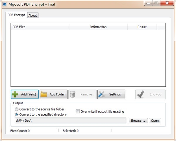 Mgosoft PDF Encrypt