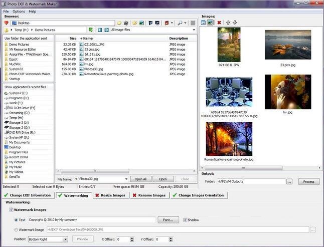 3delite Photo EXIF And Watermark Maker