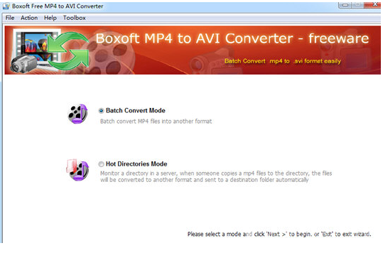 Boxoft Free MP4 to AVI Converter
