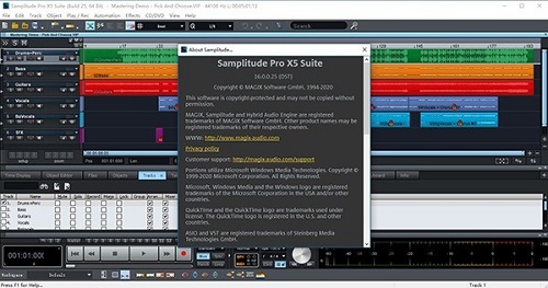 MAGIX Samplitude Pro X5 Suite