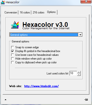 颜色调配工具(Hexacolor)
