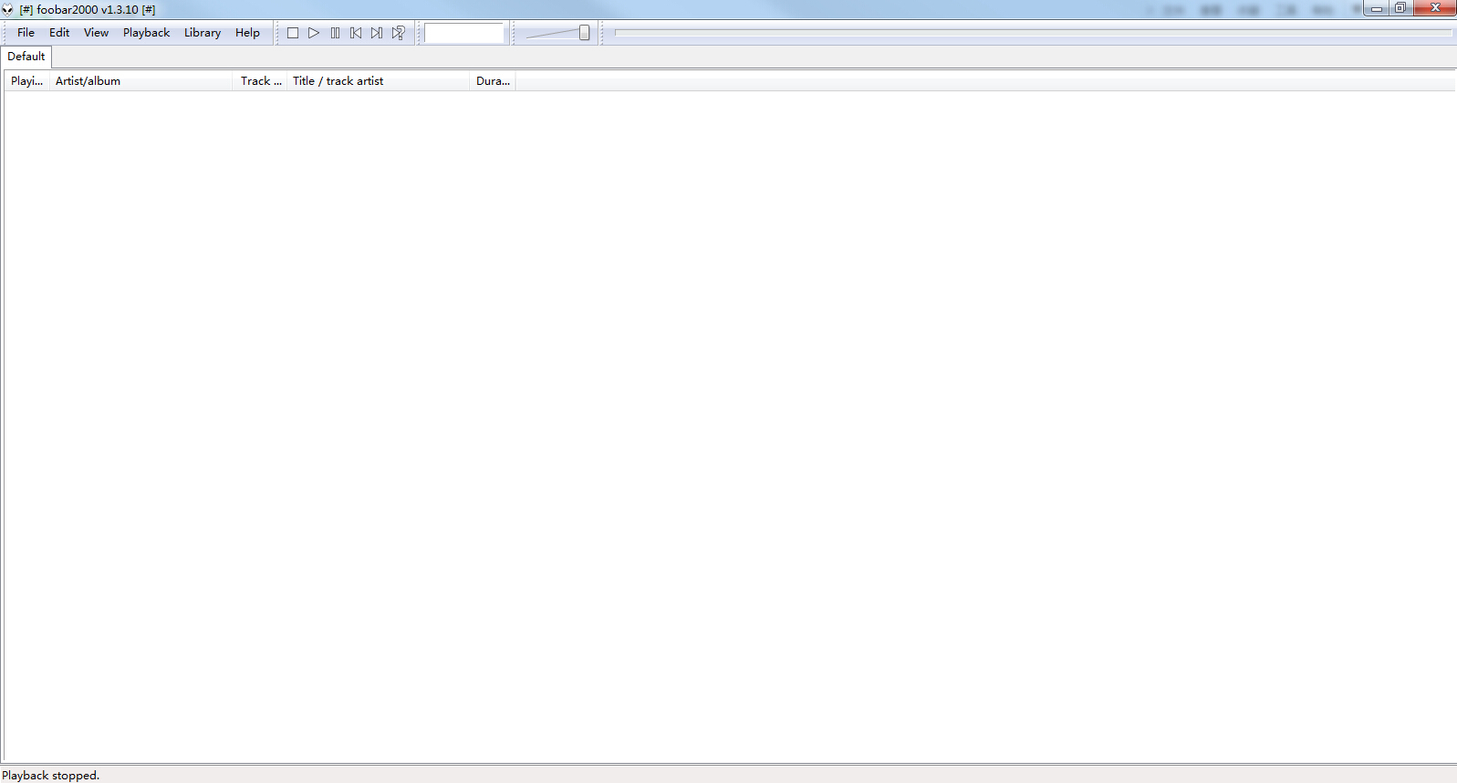 数字音频播放器Foobar2000